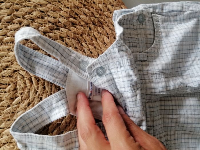 Salopette, taille 3 mois, comme neuve, garçon, marque P'tit Bisou - photo numéro 2