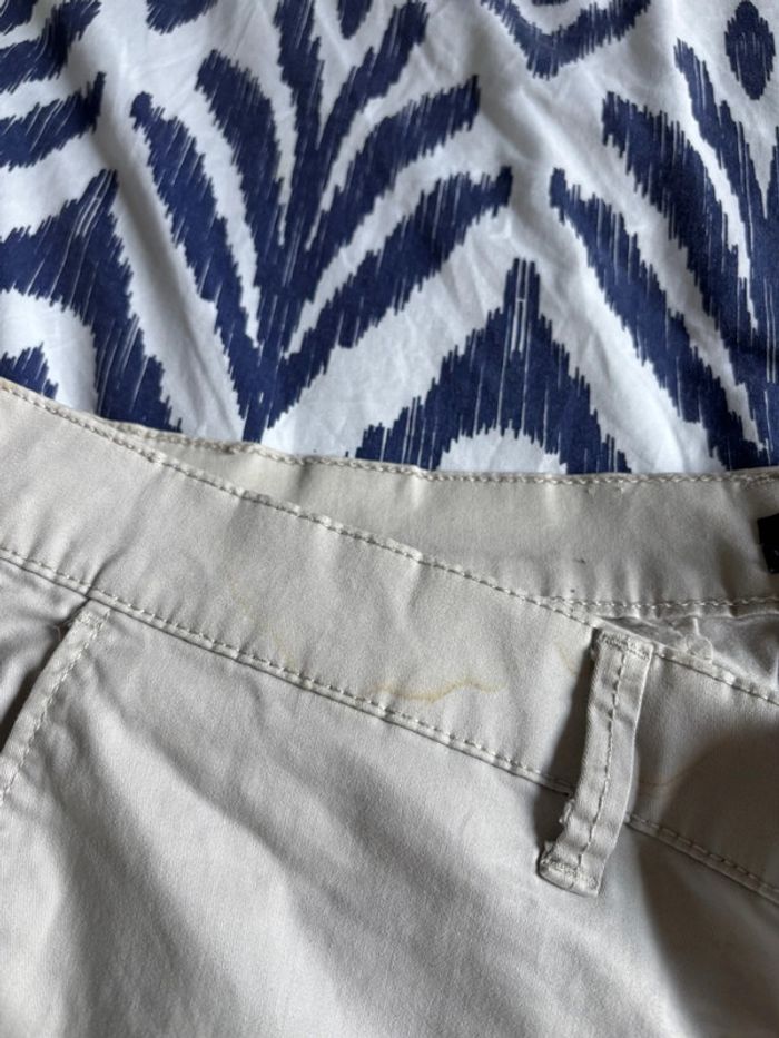Pantalon homme beige clair taille 54 (3XL) regular fit droit– Kiabi – coton stretch - photo numéro 8