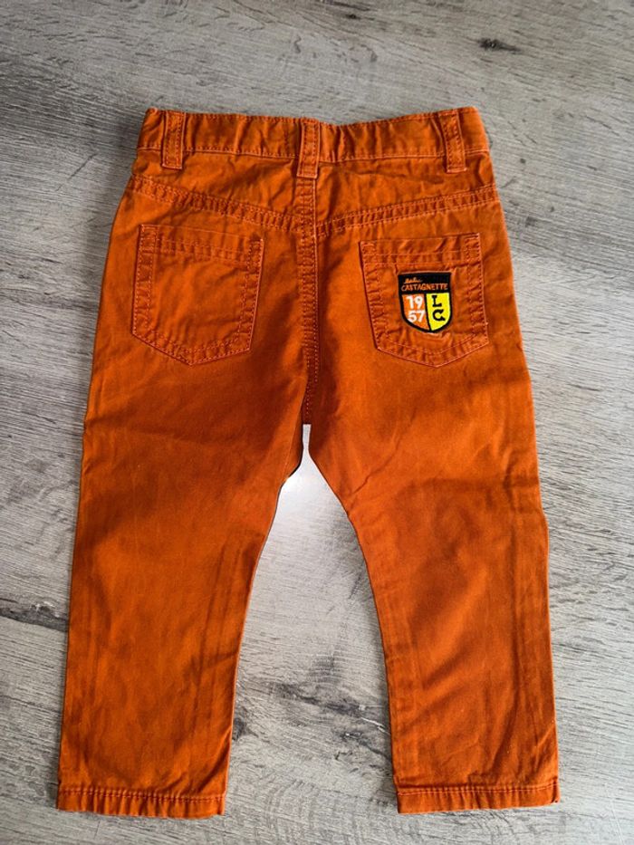 Pantalon rouille Lulu castagnette 18 mois - photo numéro 4