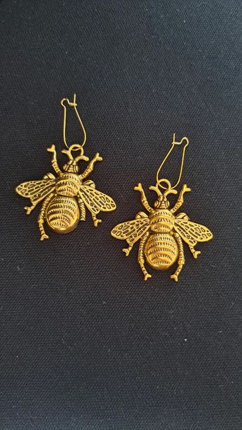 Boucles d'oreilles abeilles
