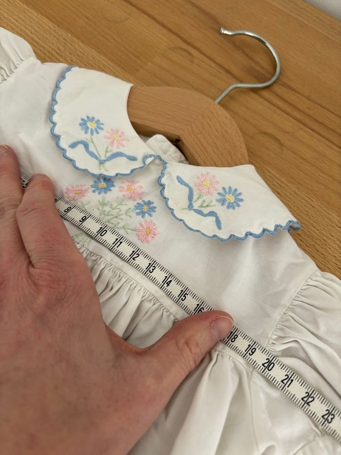 Robe ancienne de baptême ou cérémonie 6-9mois estimé - photo numéro 8