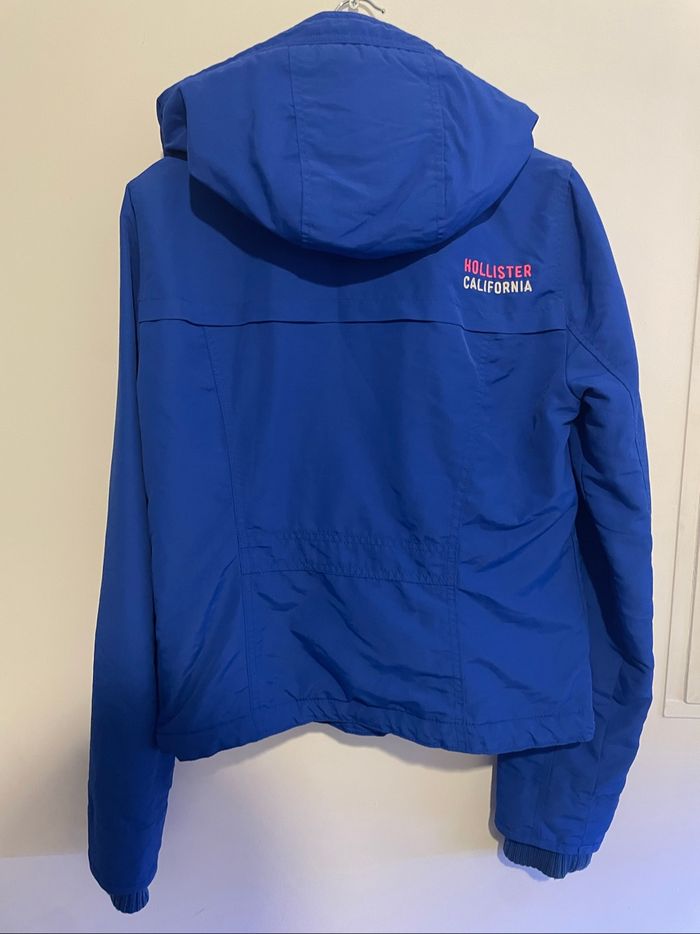 Veste Hollister California taille S bleu logo brodé rose - photo numéro 5