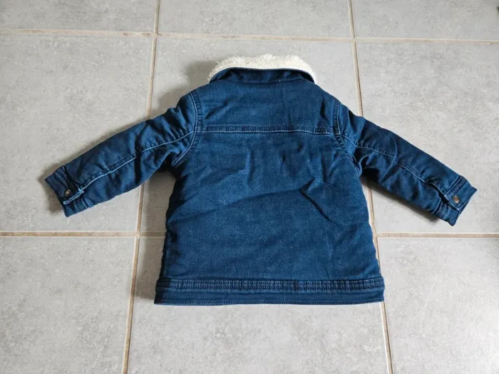 Veste jean fourrée Orchestra - photo numéro 3