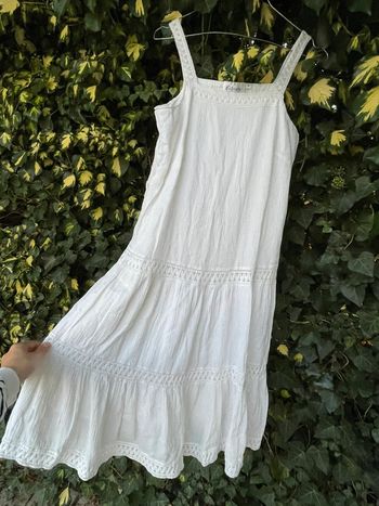 Robe blanche champêtre