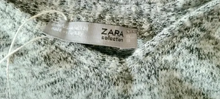 Pull fin dentelle col V Zara Taille M Neuf - photo numéro 6