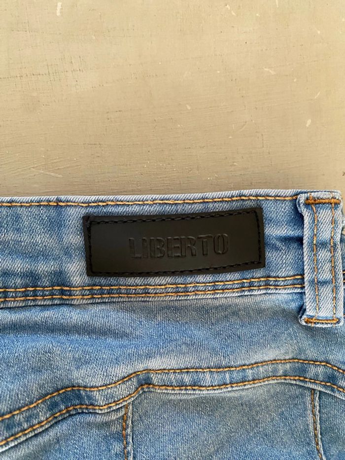Jeans bleu slim skinny taille haute Liberto taille 36 - photo numéro 14