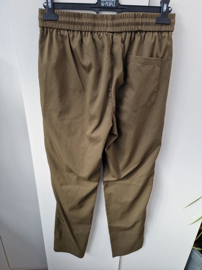 Pantalon Vert Kaki Effet Jeans - photo numéro 3
