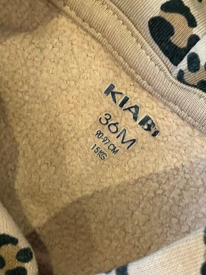 Lot 2 Robes sweat capuches Kiabi 36M - photo numéro 3