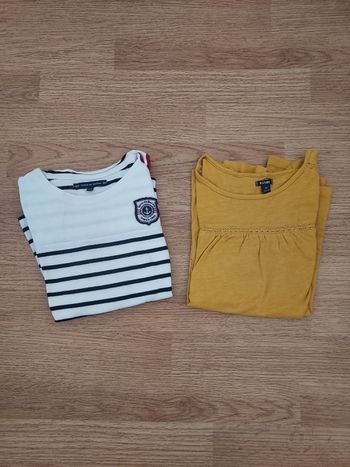 lot T.Shirt fille 10 ans