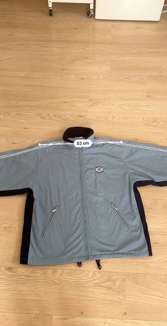 Veste Vintage Sergio Tacchini doublée – Années 90/2000 – Bleu clair – Taille XL (aussi L oversize) - photo numéro 6