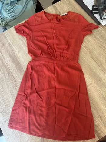 Robe orange corail