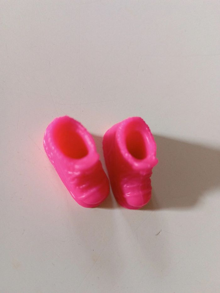 Chaussure basket rose pink barbie mattel poupée doll mannequin - photo numéro 4