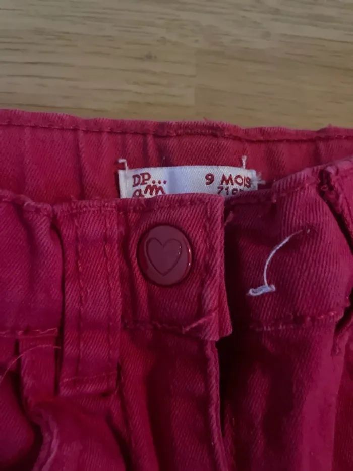 Pantalon fille 9 mois DPAM - photo numéro 3