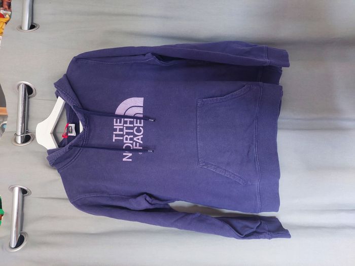 Sweat à capuche The North Face – Violet foncé – Taille L – 100% coton