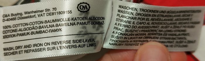 Tee shirt manches longues 5 ans 110 cm C&A - photo numéro 5