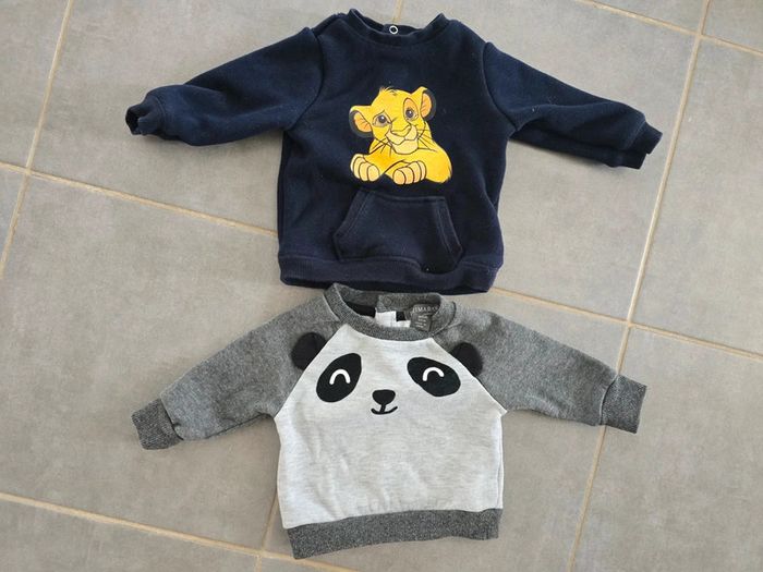 Lot de 2 sweats