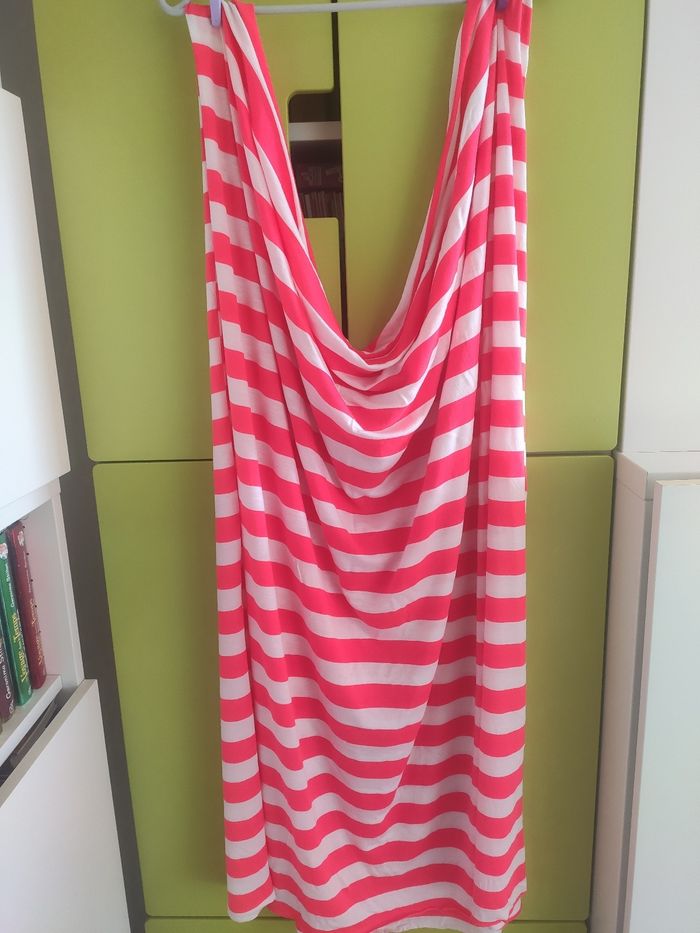 Grand tour de cou écharpe fluo - photo numéro 4