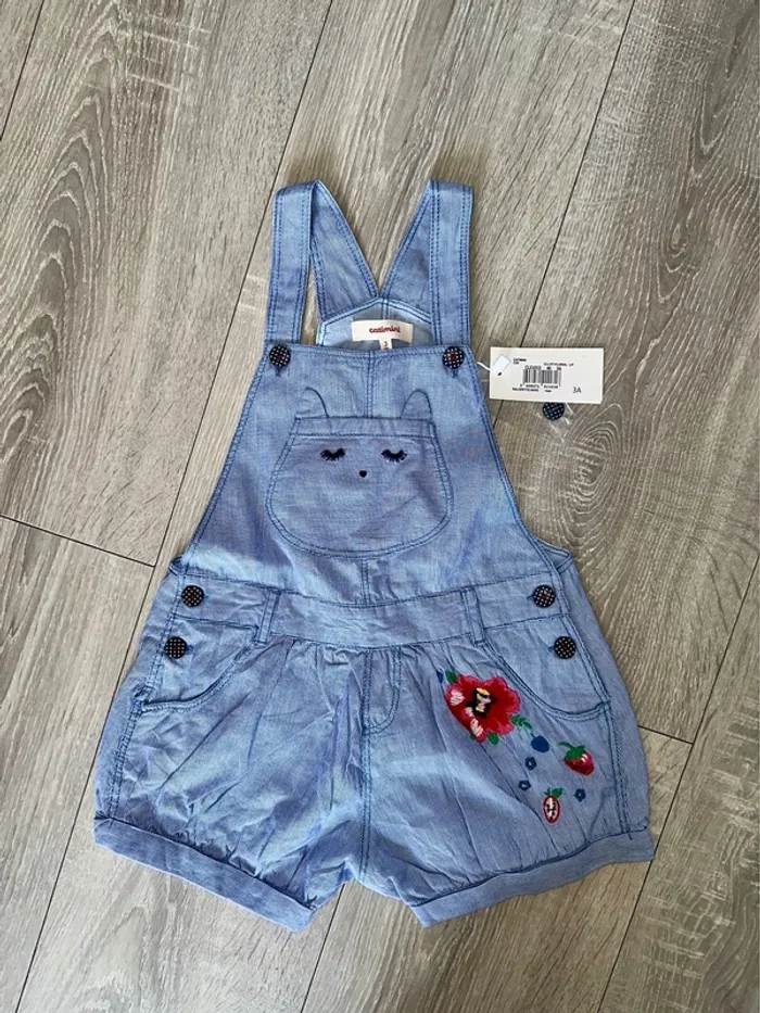 Combi-short fille