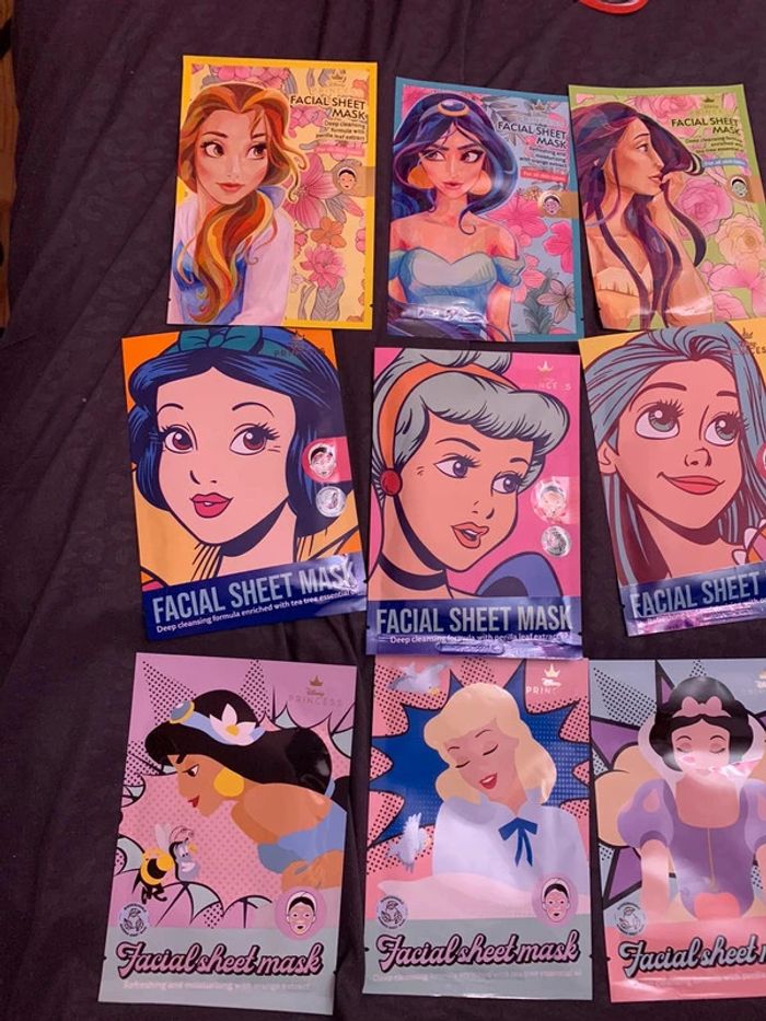 Lot de 16 masque pour le visage Disney, - photo numéro 2