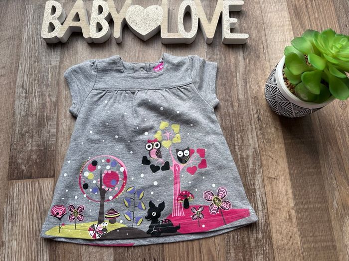 - Tee shirt Pik ouic - 6 mois - Très bon état