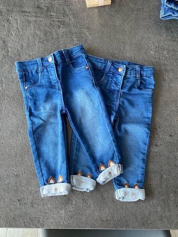 Lot de 2 jeans orchestra 9 mois