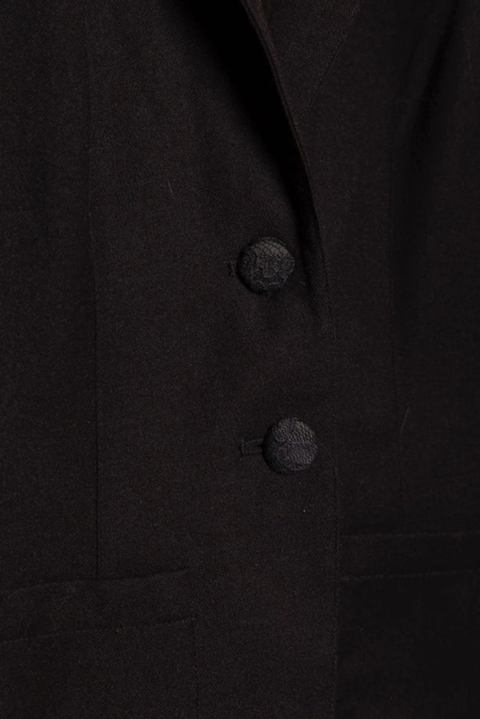 Veste blazer noire Vintage Armand Ventilo – Taille S - photo numéro 4