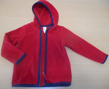 Veste garçon-fille zippée à capuche 24-36 mois Baby Club
