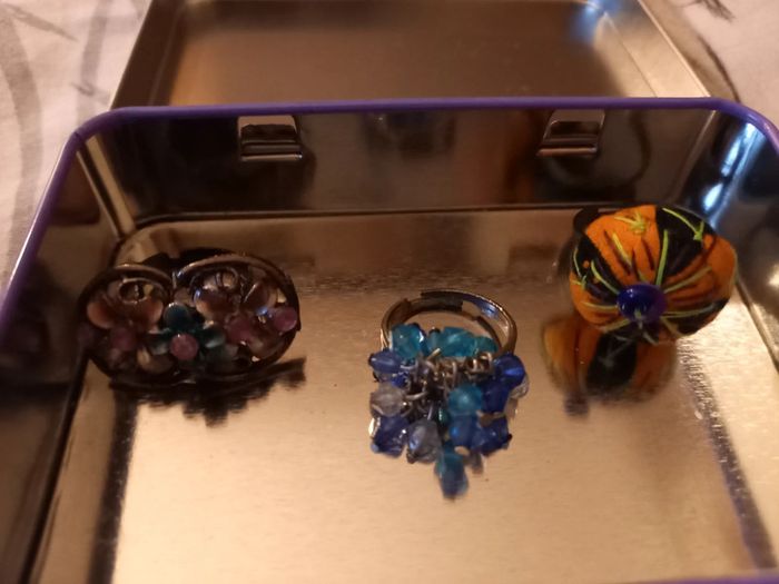 Lot de 3 bagues Ethniques réglables - photo numéro 4