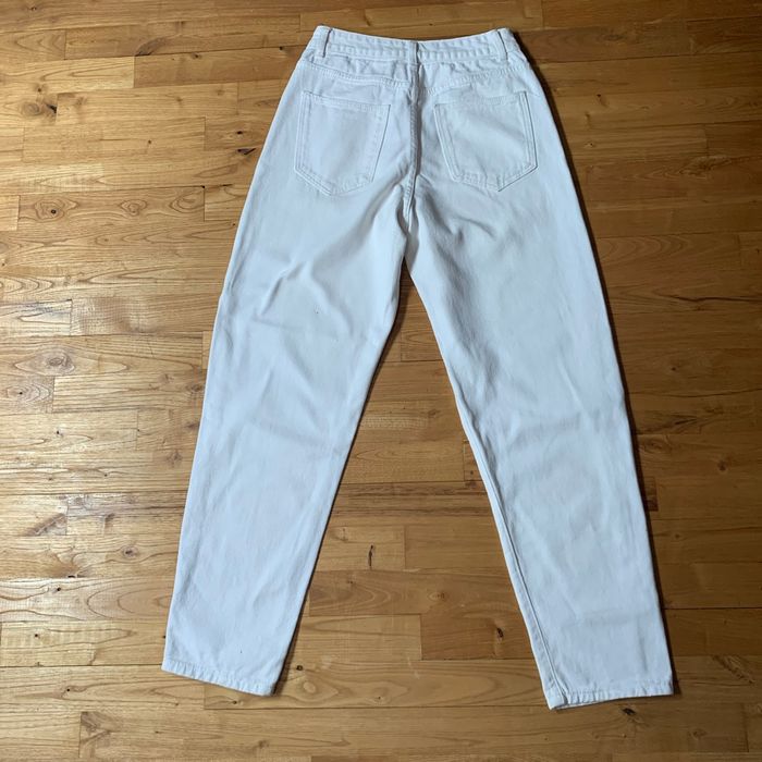 pantalon mom blanc - photo numéro 3