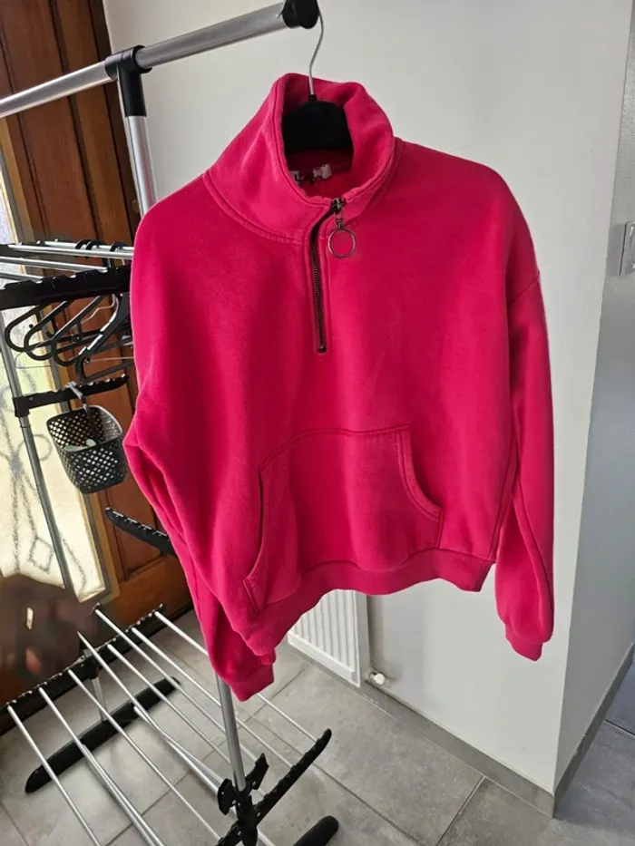Pull Sweat rose taille xxs fille femme adolescente - photo numéro 3