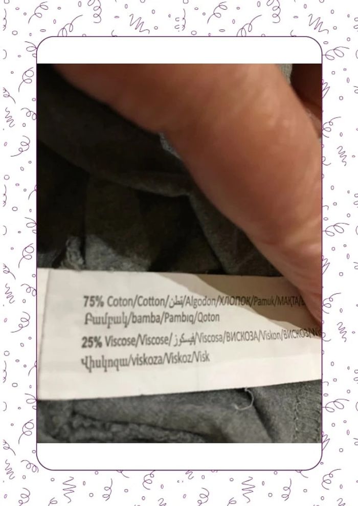 T-shirt col roulé gris tape à l’œil - photo numéro 4