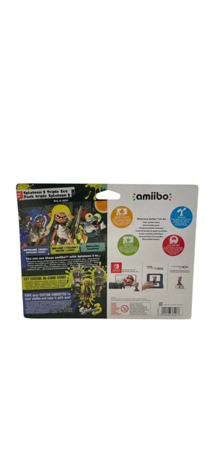 Coffret 3 figurines Nintendo Amiibo Splatoon neuf - photo numéro 2