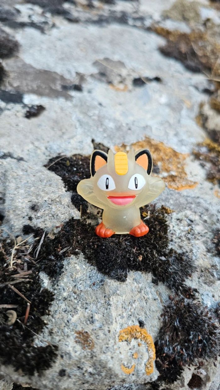 Super figurine Pokemon Nintendo finger puppet miaous transparente