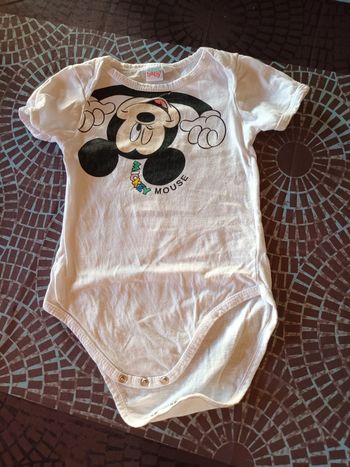 body mixte 24 mois disney