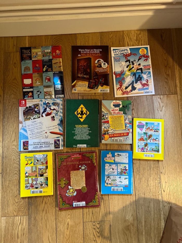 Lot de 10 magazines et bandes dessinées pour les vacances - photo numéro 3