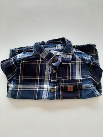 Chemise garçon gemo taille 24 mois