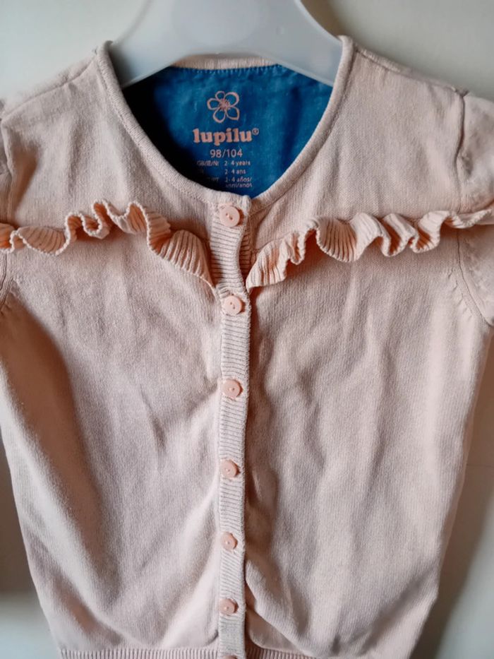 Gilet rose pâle lupilu 98-104 cm - photo numéro 2