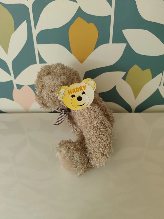 Peluche ourson ours nounours Harry - photo numéro 3