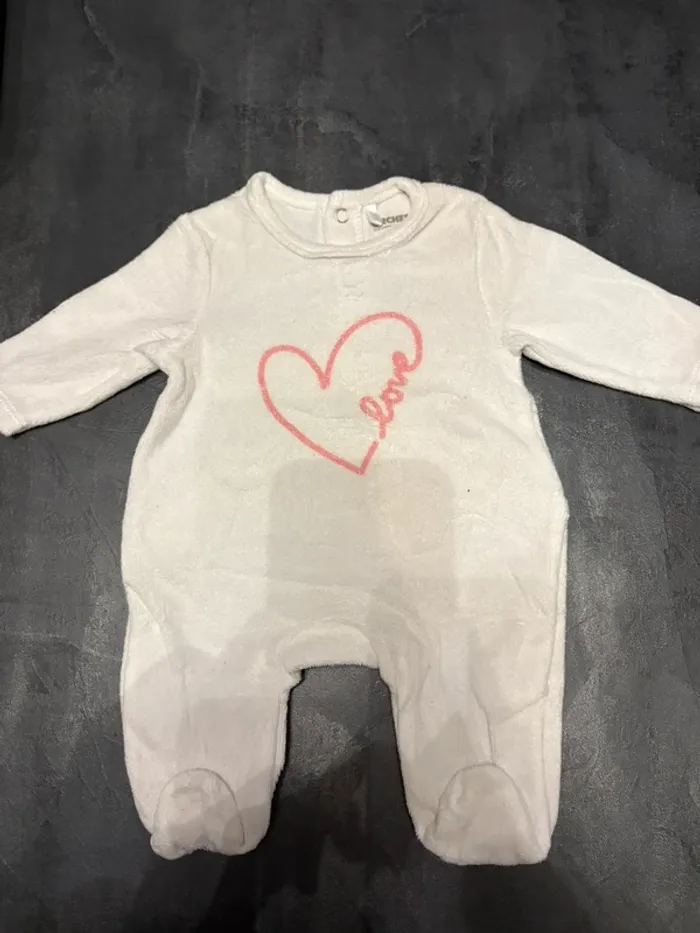 Pyjama blanc 0M