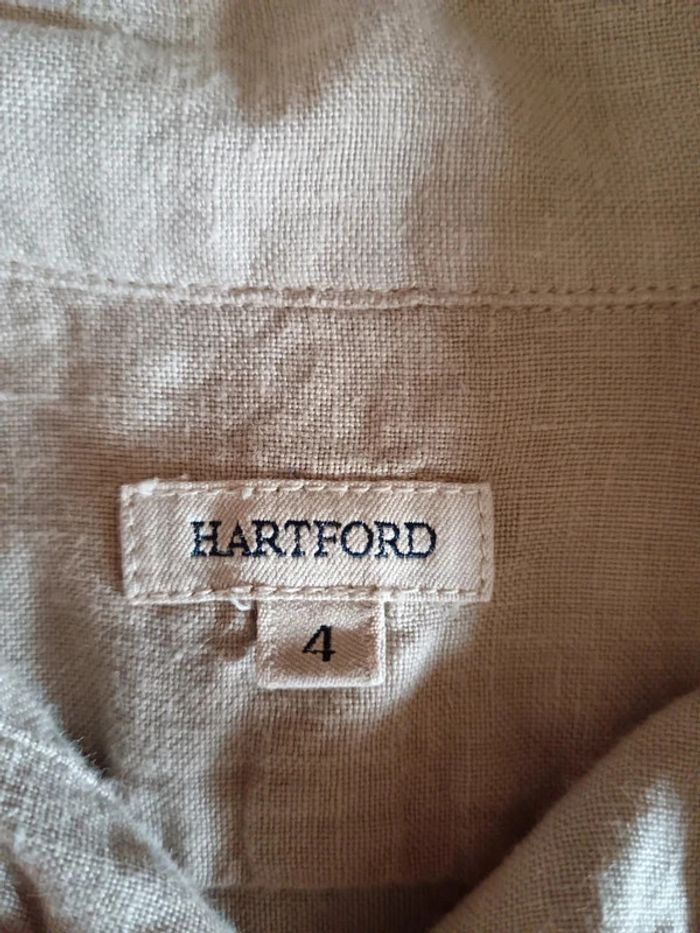 Chemise lin beige Hartford - photo numéro 7