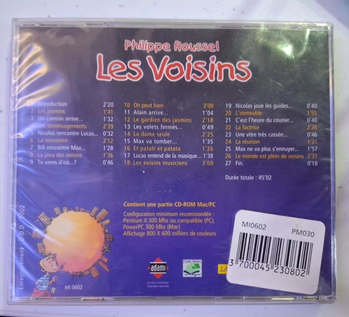 CD enfant "les voisins" Philippe Roussel - photo numéro 2