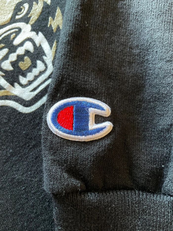 Sweat universitaire à capuche noir pour homme Champion Oakland Golden Grizzlies taille S 245 - photo numéro 4