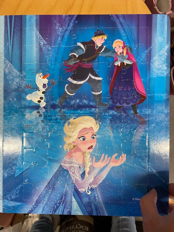 Mon livre puzzle reine des neiges - photo numéro 4