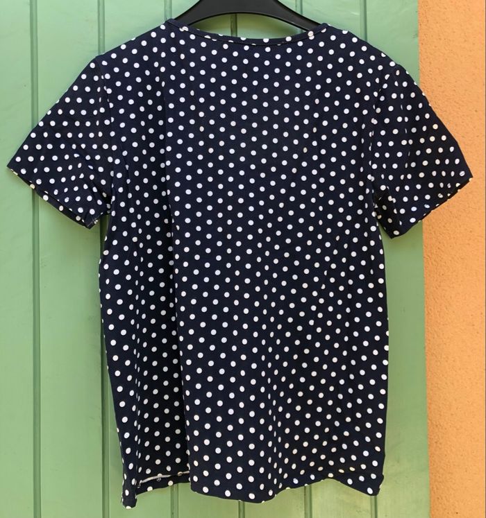 Haut bleu marine et blanc - photo numéro 5