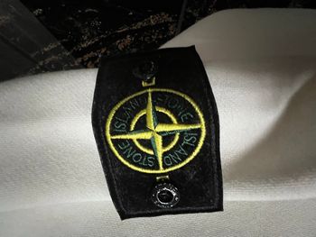 Pull stone island blanc
