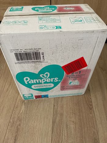 Lingettes sensitive 15x80