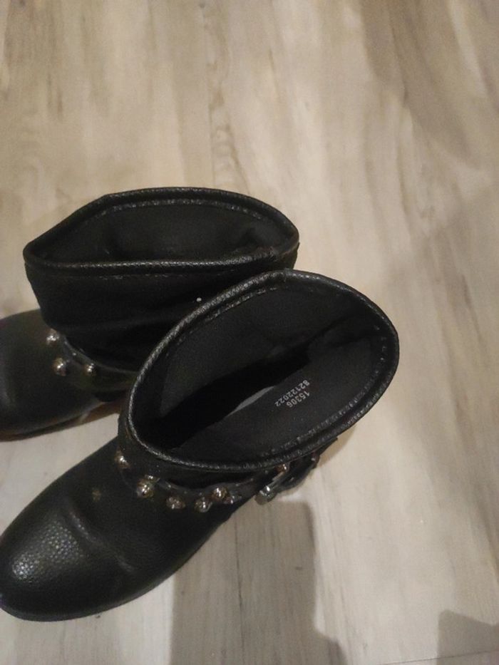 Bottines simili cuir état satisfaisant 35 - photo numéro 5