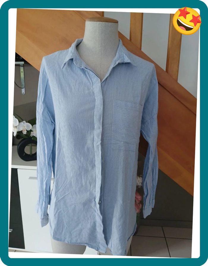 Chemise à rayures Taille M🌿💝