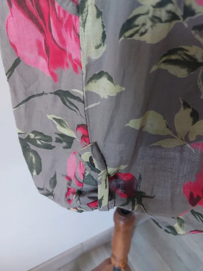 Chemise à fleurs 100% coton - photo numéro 4