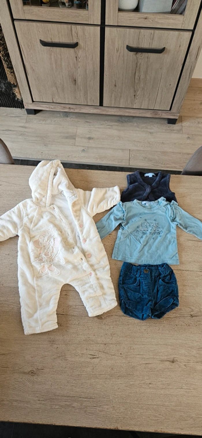 Lot de 15 vêtements fille hiver, 9 mois - photo numéro 4